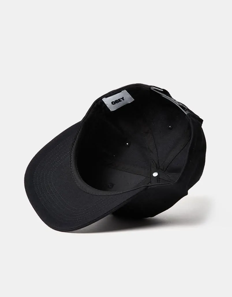 Obey Devil 6 Panel Cap - Black