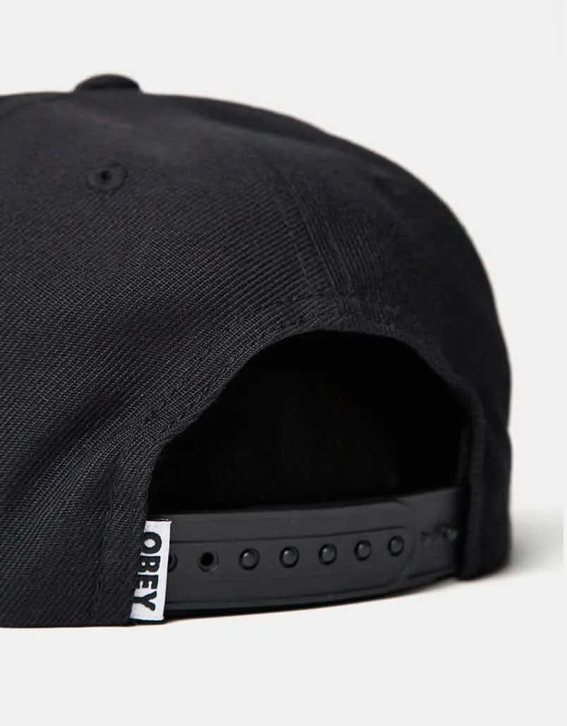Obey Devil 6 Panel Cap - Black