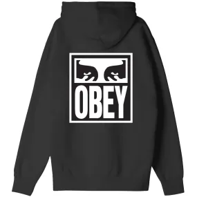 Obey felpa con cappuccio da adulto Eyes Icon Premium 112843126 A607800 nero
