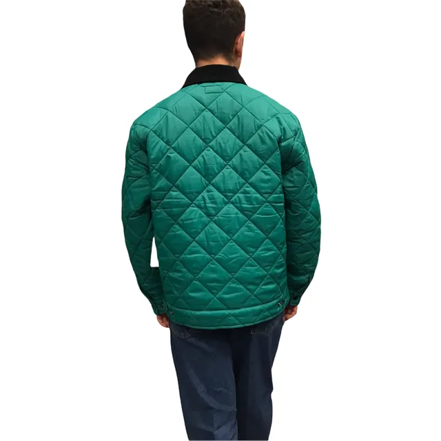 Obey giacca da uomo trapuntata Collectors 121800479 verde