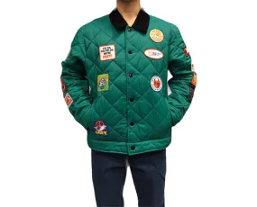 Obey giacca da uomo trapuntata Collectors 121800479 verde