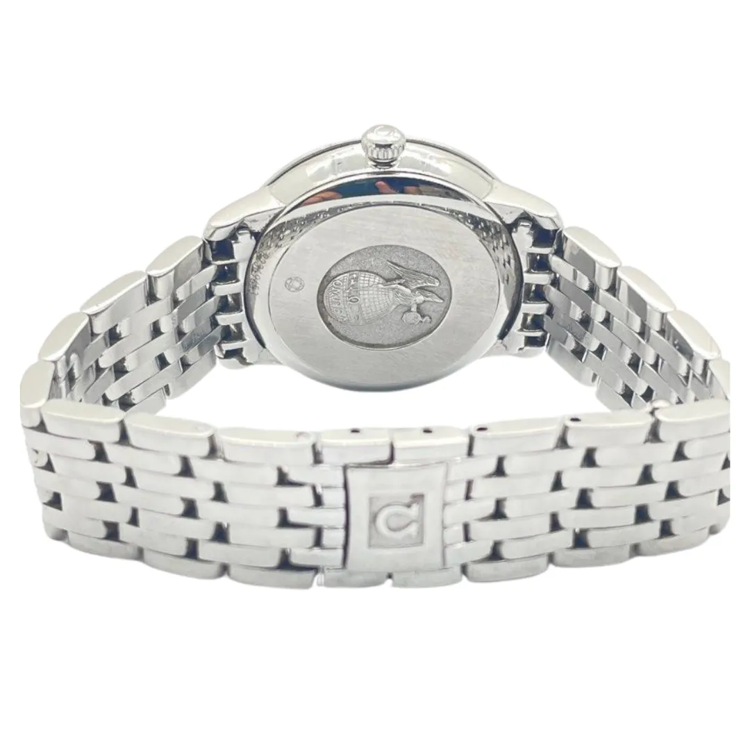Omega De Ville Prestige 32.7mm Automatic Grey Diamond Dial Watch