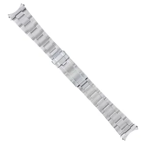 OYSTER SOLID WATCH BRACELET BAND FOR  ROLEX SUBMARINER WATCH 20MM FLIP LOCK