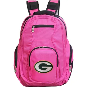 Packers Backpack | Green Bay Packers Laptop Backpack- Pink