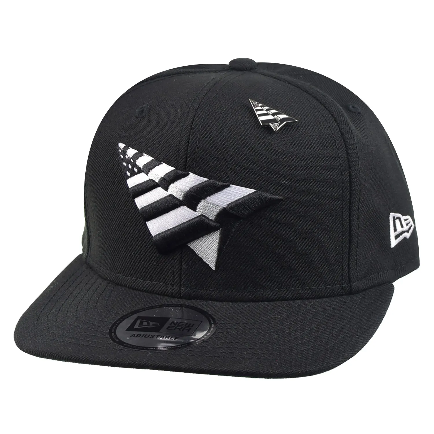 Paper Planes New Era Old Crown Men's Snapback Hat Black-Green Bottom