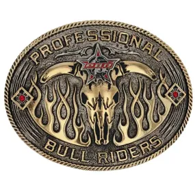 PBR Open Flames Belt Buckle PBR941