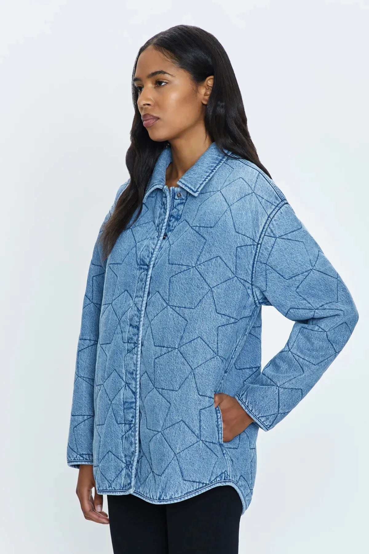 Pistola Alyssa Oversized Quilted Shacket