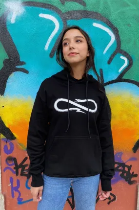 Propaganda felpa con cappuccio Logo 293-01 nero