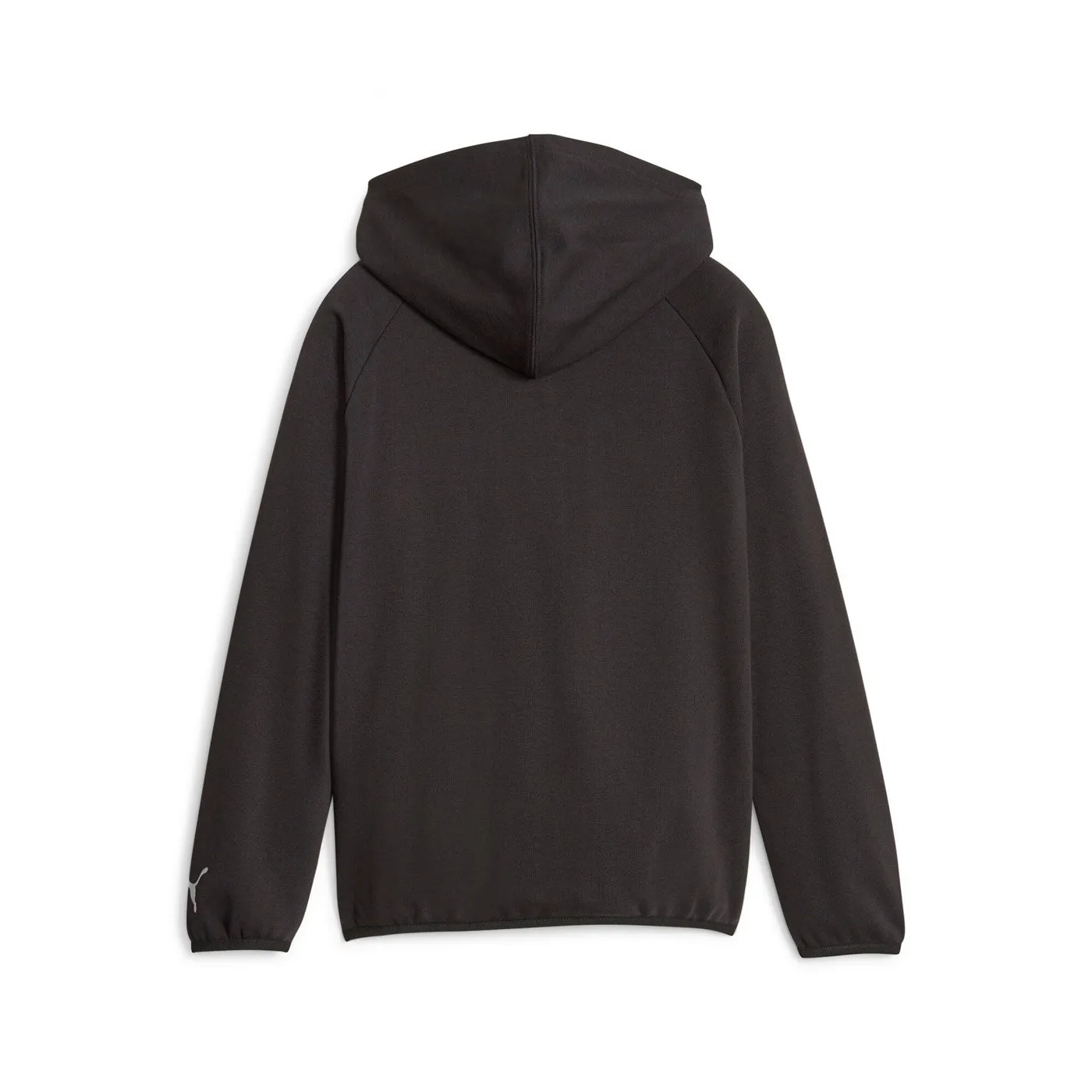 Puma felpa sportiva da ragazzo con cappuccio e cerniera intera Activ Sport 676291-01 nero