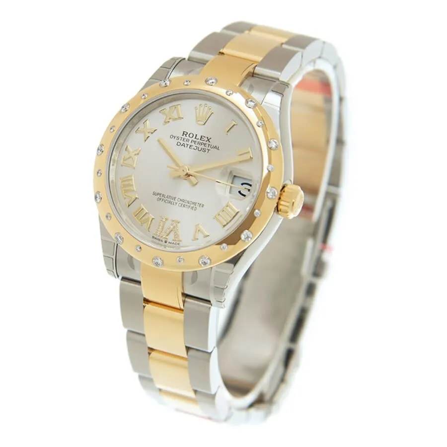 Rolex Datejust 31 Silver Dial Automatic Ladies Steel and 18kt Yellow Gold Oyster Watch 278343SRDO