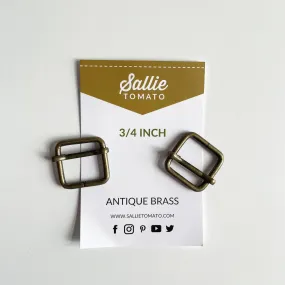 Sallie Tomato : Two Slider Buckles - 3/4 inch