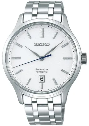Seiko Presage Gents Automatic Watch With A Stainless Steel Bracelet