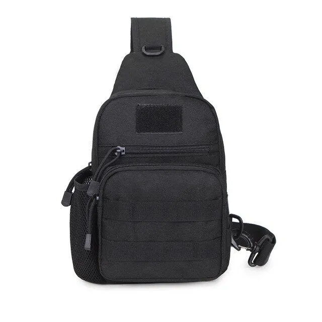 Sidiou Group Outdoor Tactical Shoulder Bag Camouflage Military Chest Bag Nylon Shoulder Sling  Bag
