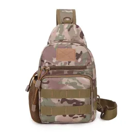 Sidiou Group Outdoor Tactical Shoulder Bag Camouflage Military Chest Bag Nylon Shoulder Sling  Bag