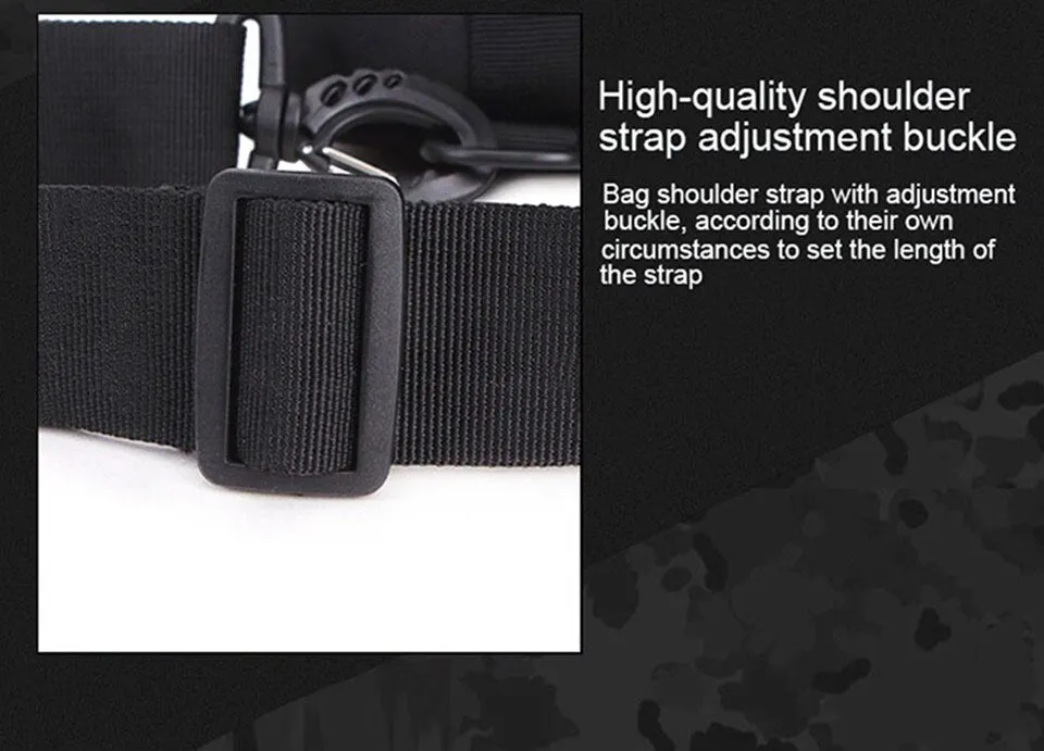 Sidiou Group Outdoor Tactical Shoulder Bag Camouflage Military Chest Bag Nylon Shoulder Sling  Bag