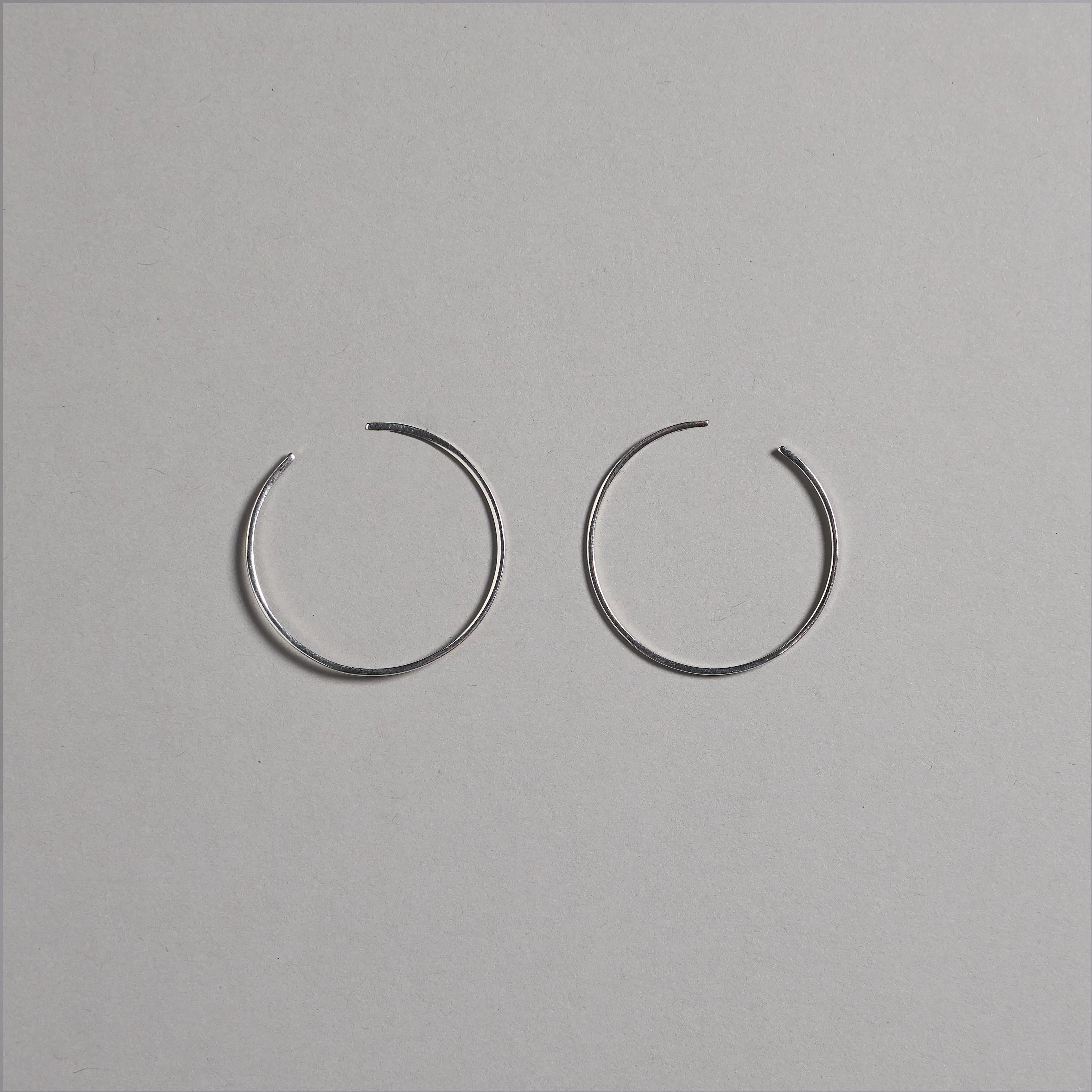 Silver Round Ear Cuffs by Otis Jaxon
