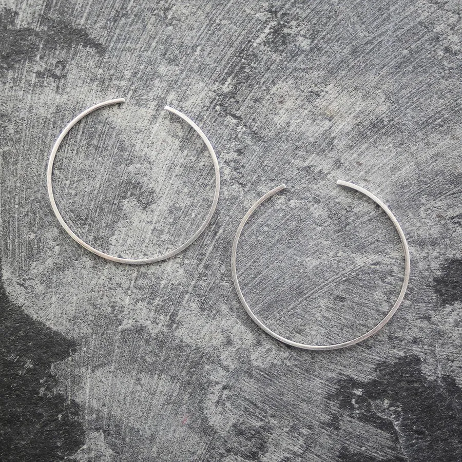 Silver Round Ear Cuffs by Otis Jaxon