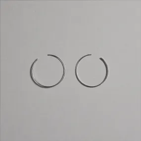 Silver Round Ear Cuffs by Otis Jaxon