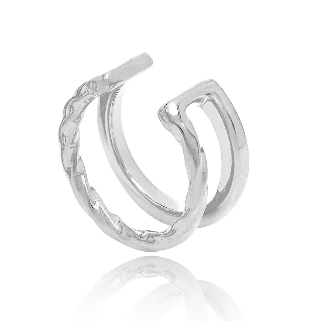 Silver Twist Cuff