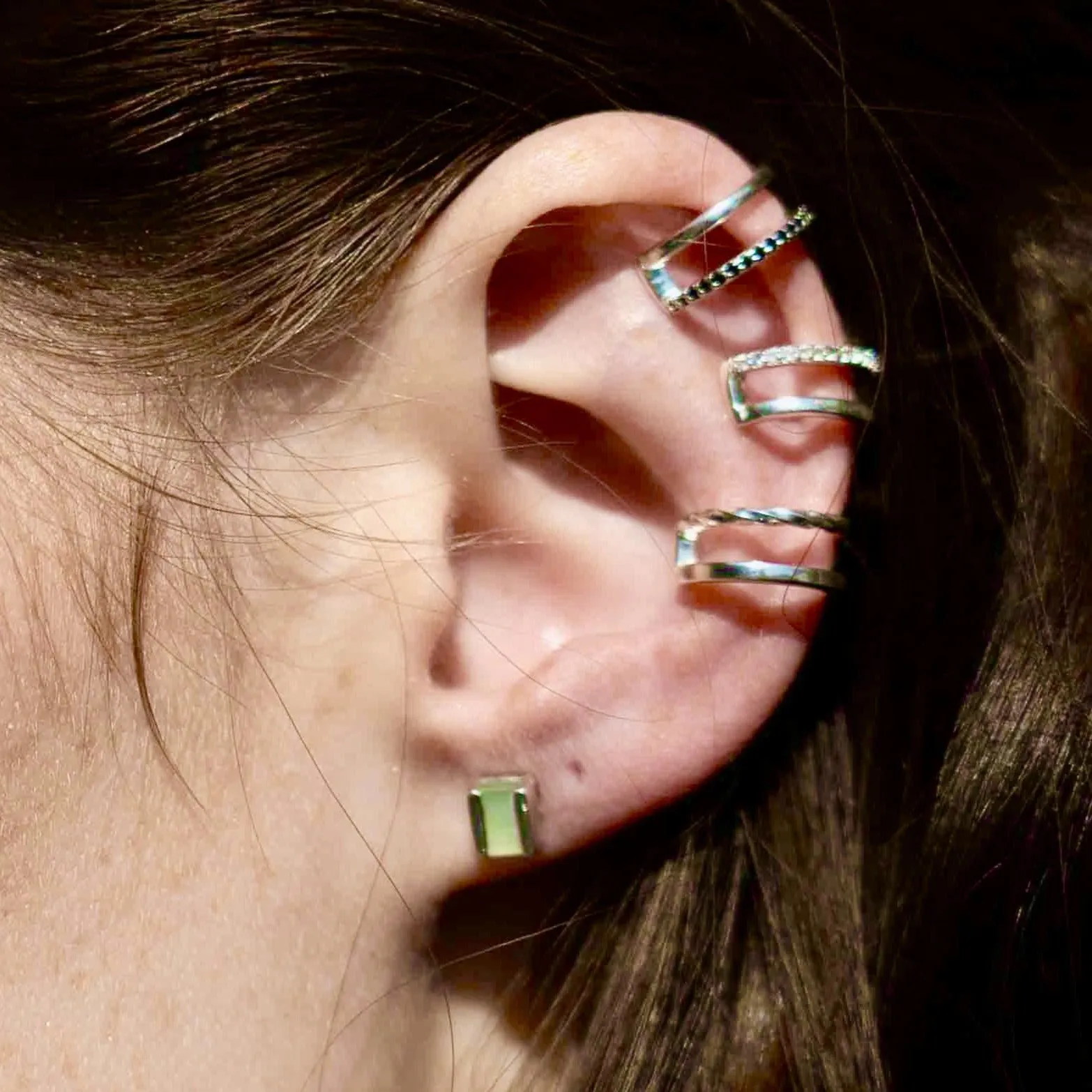 Silver Twist Cuff
