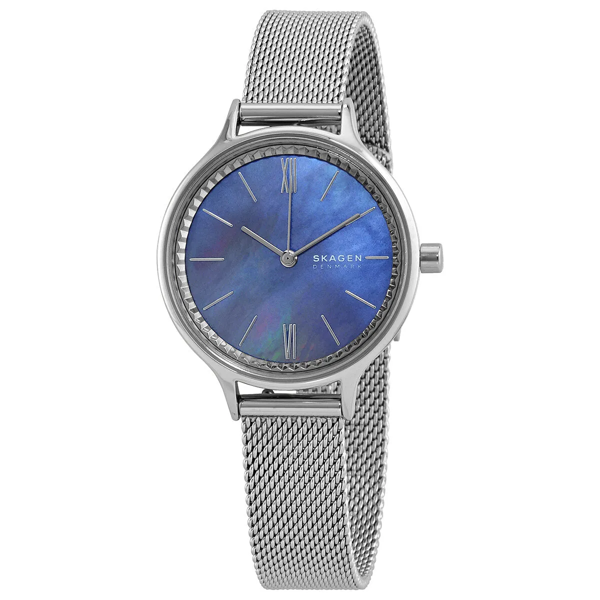 Skagen Anita Quartz Blue Mother of Pearl Dial Ladies Watch SKW2862