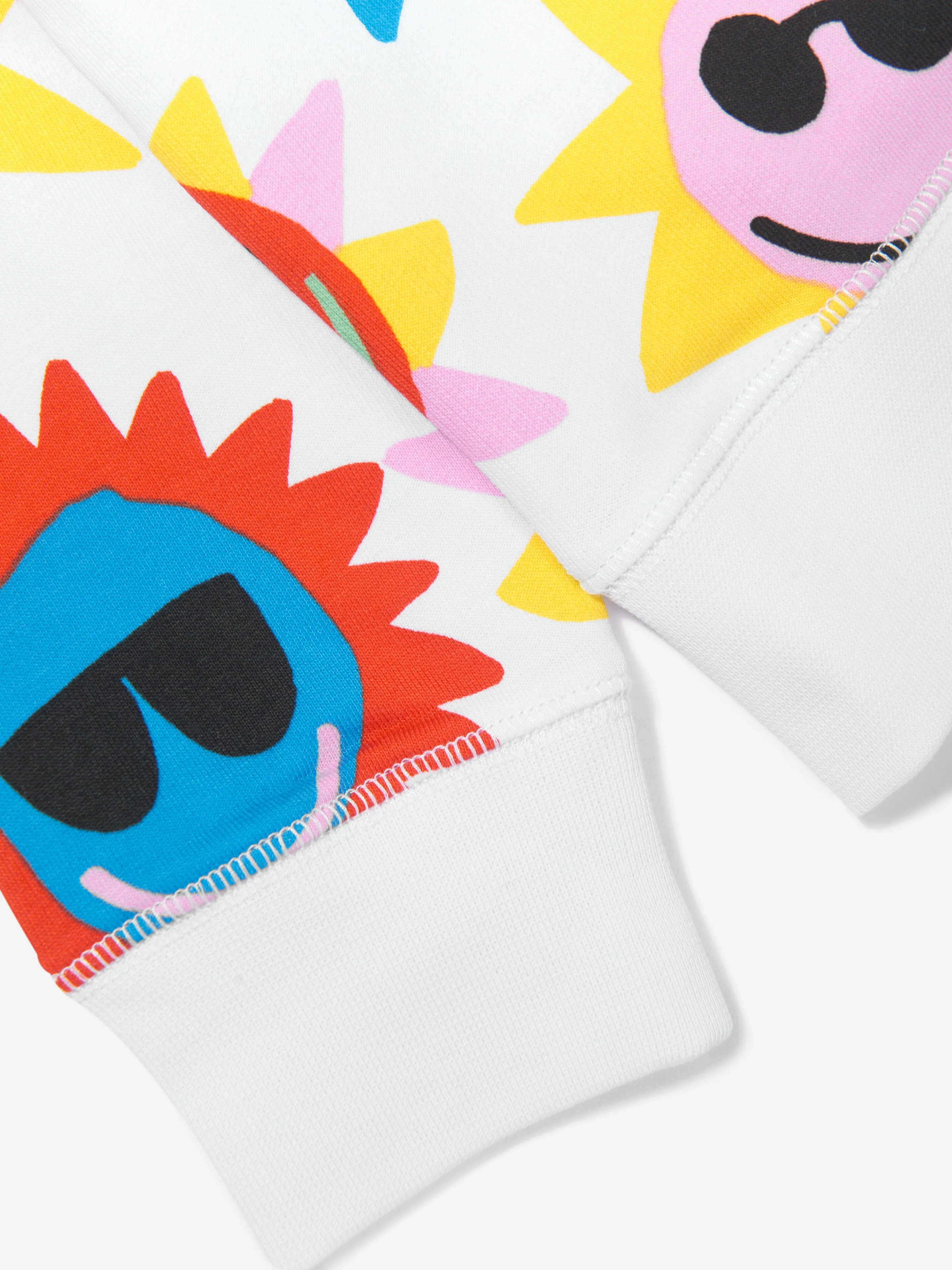 Stella McCartney Girls Sunshine Sweatshirt in White