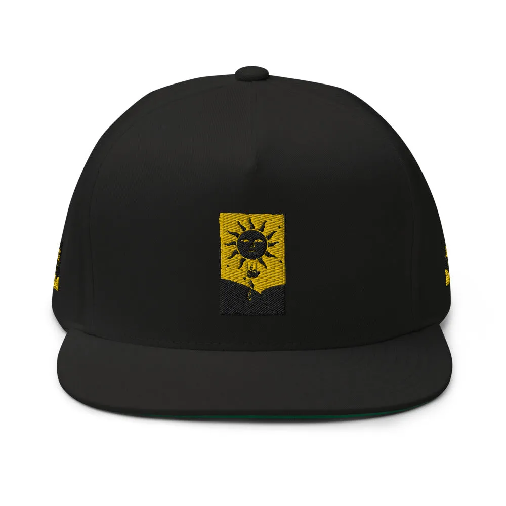 Streetwear Snapback High Profile Flat Bill Cap Yupoong Ascension High Fashion Sun God