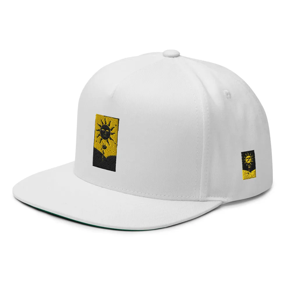 Streetwear Snapback High Profile Flat Bill Cap Yupoong Ascension High Fashion Sun God