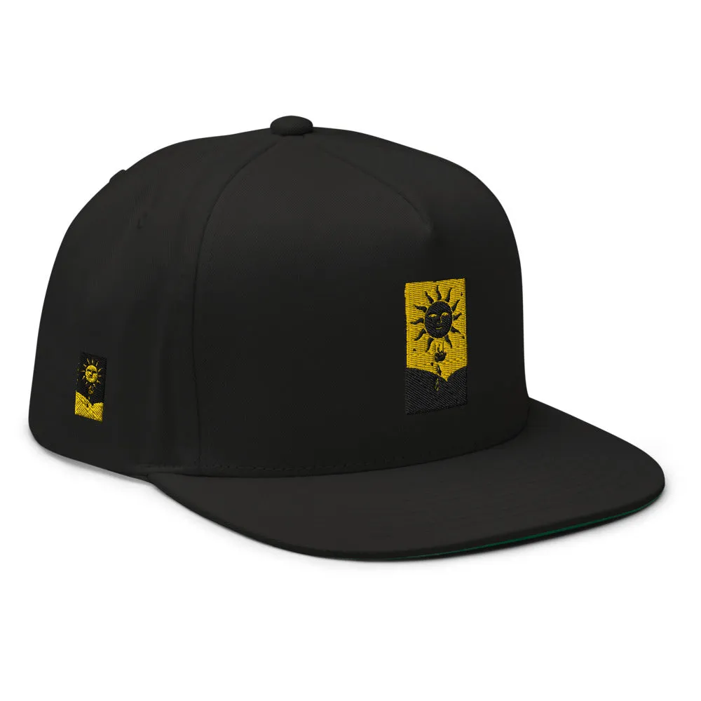 Streetwear Snapback High Profile Flat Bill Cap Yupoong Ascension High Fashion Sun God