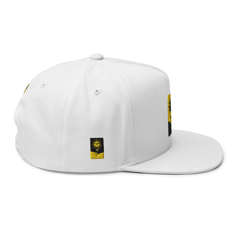 Streetwear Snapback High Profile Flat Bill Cap Yupoong Ascension High Fashion Sun God