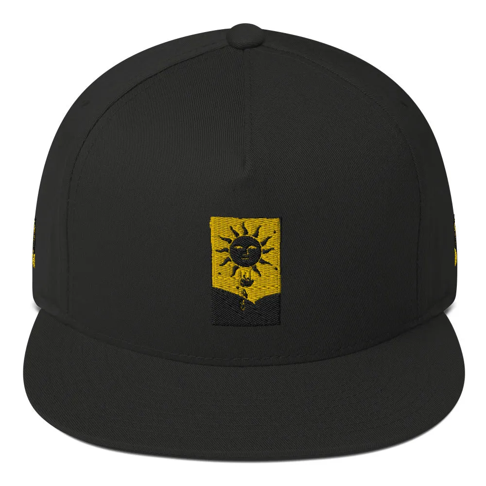 Streetwear Snapback High Profile Flat Bill Cap Yupoong Ascension High Fashion Sun God