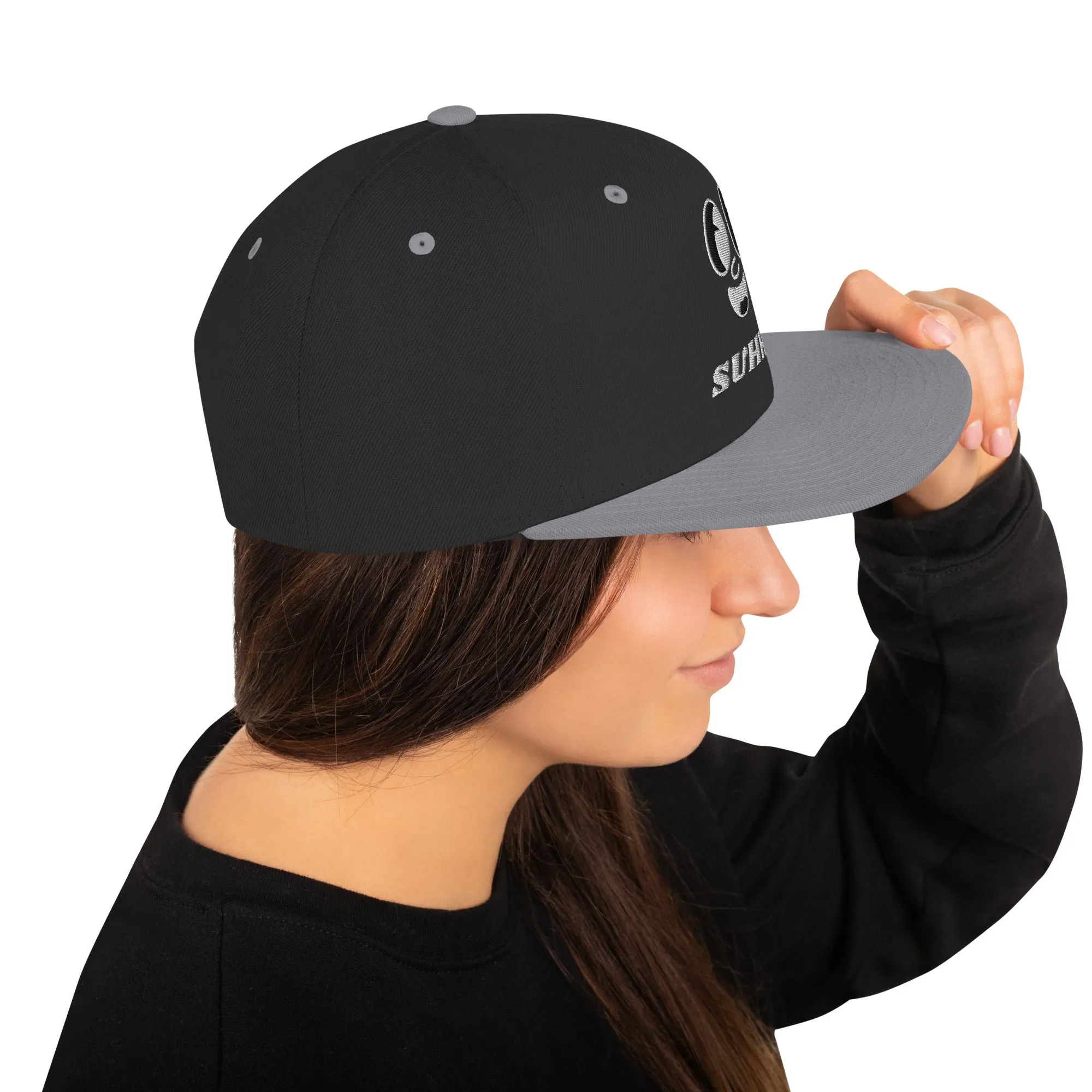 SUHHH EYES Light Snapback Hat