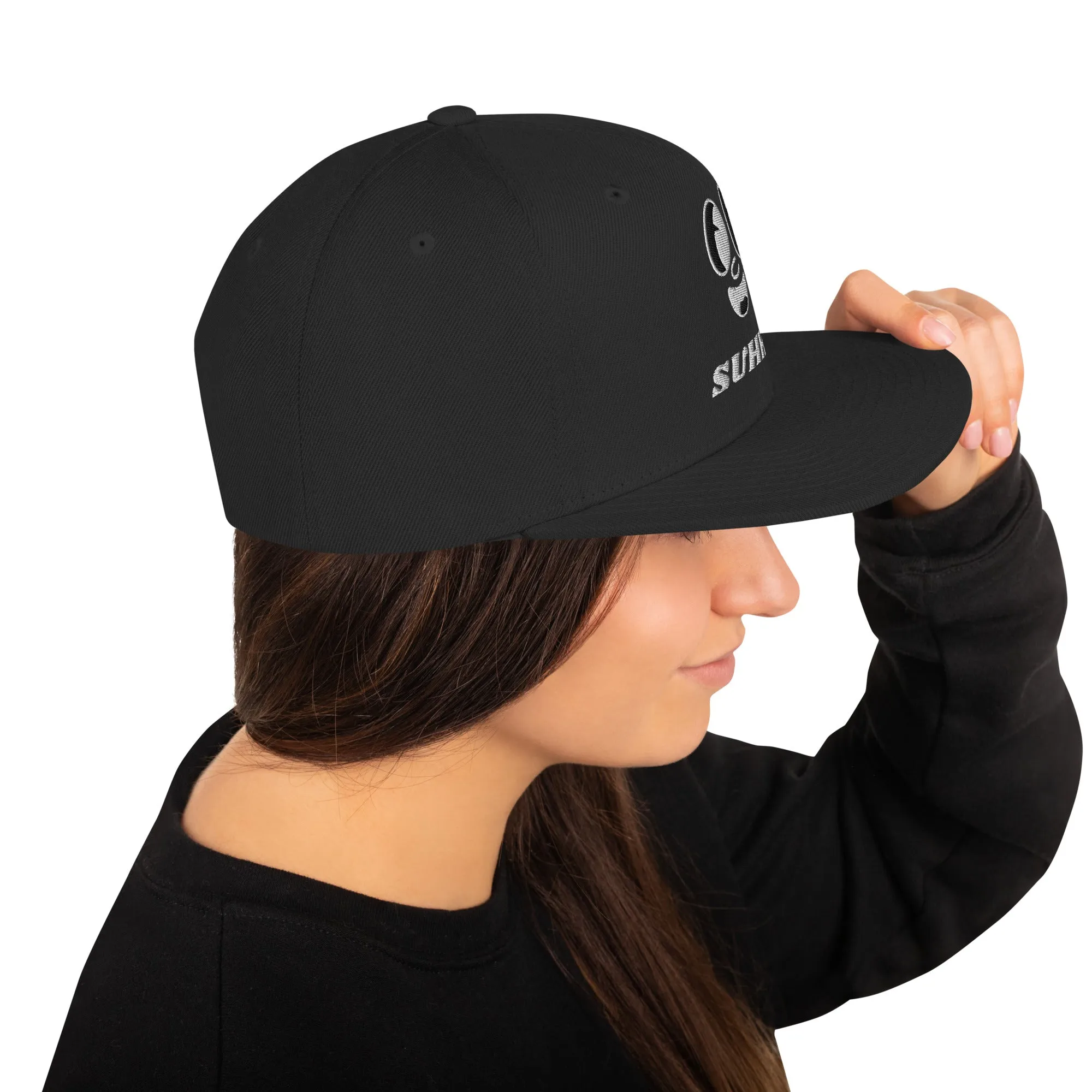 SUHHH EYES Light Snapback Hat