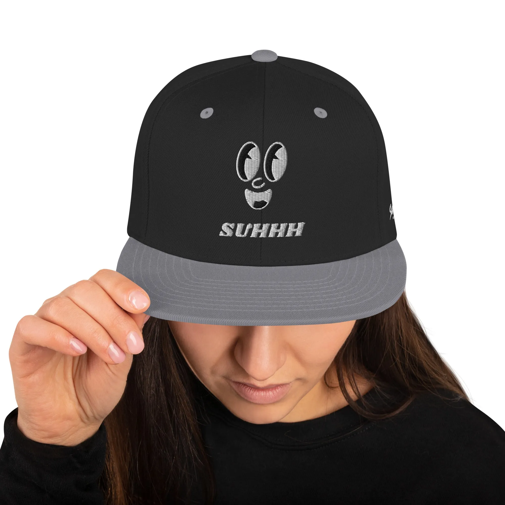SUHHH EYES Light Snapback Hat