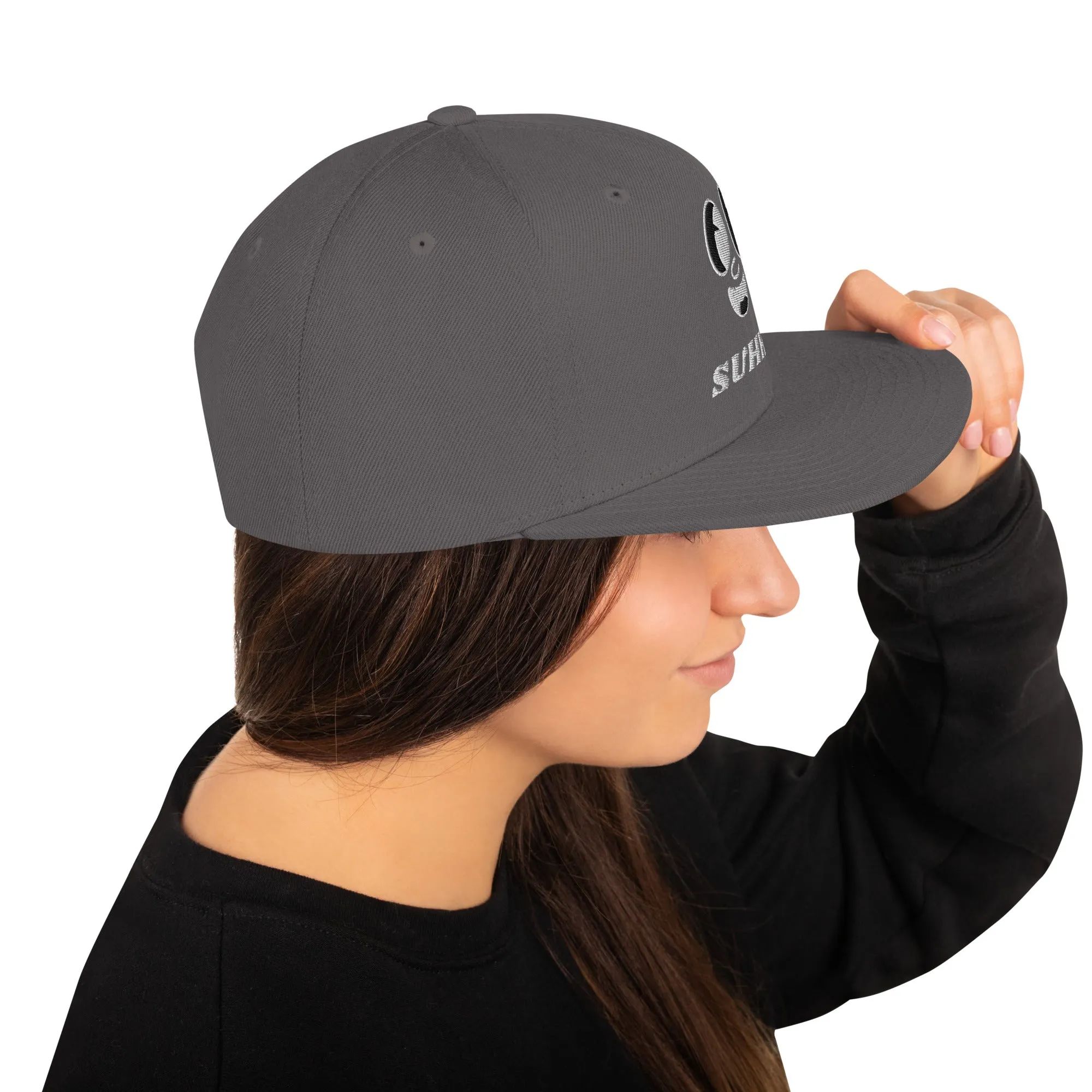 SUHHH EYES Light Snapback Hat
