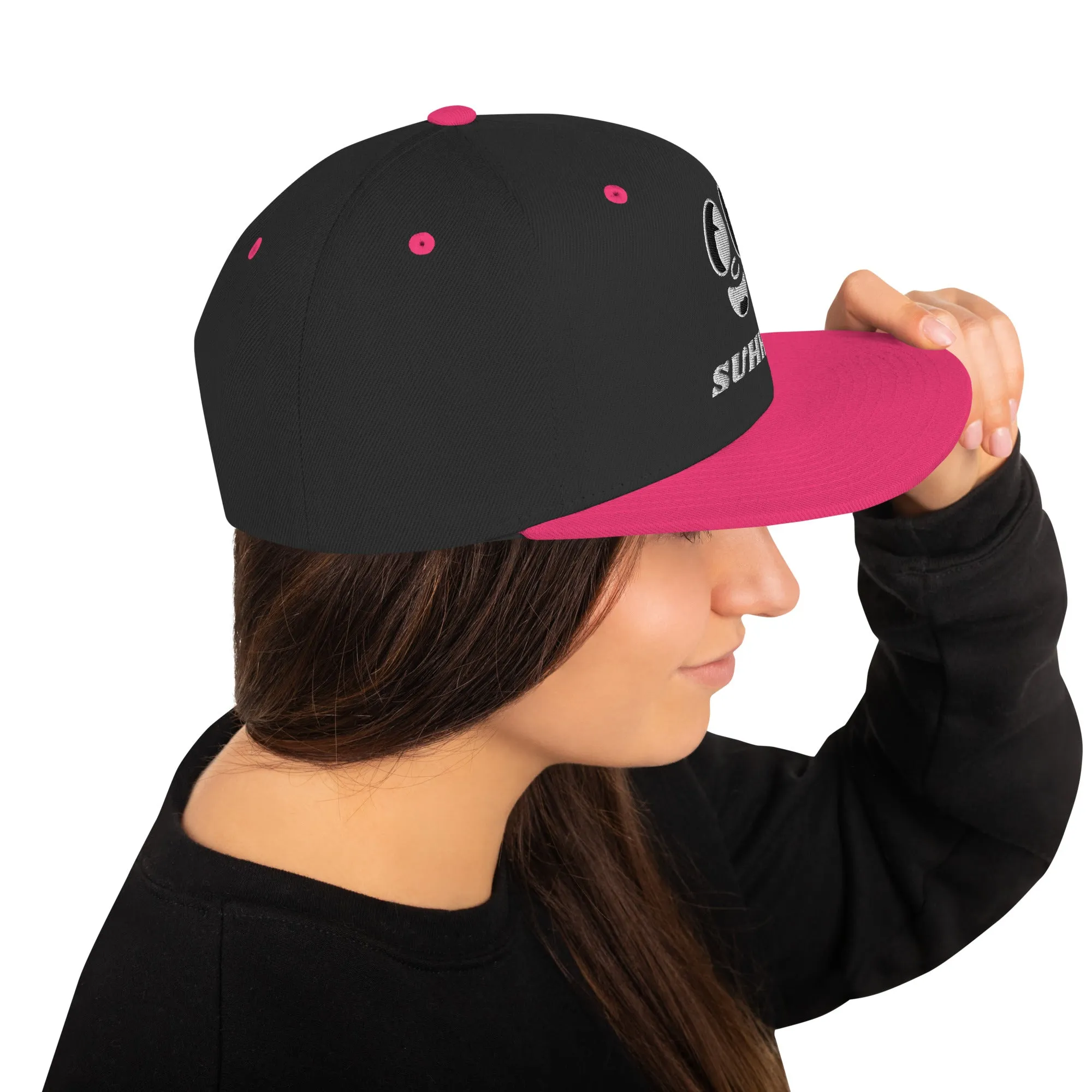 SUHHH EYES Light Snapback Hat