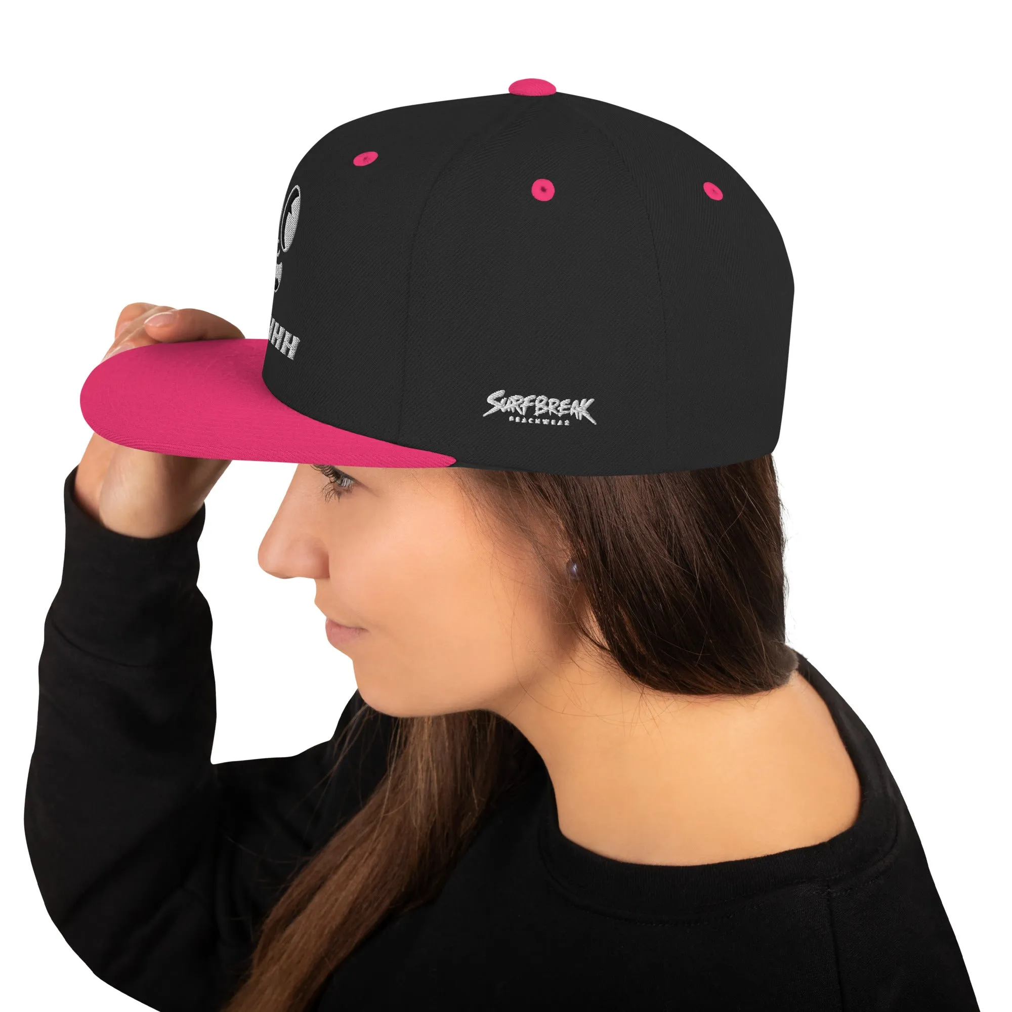 SUHHH EYES Light Snapback Hat