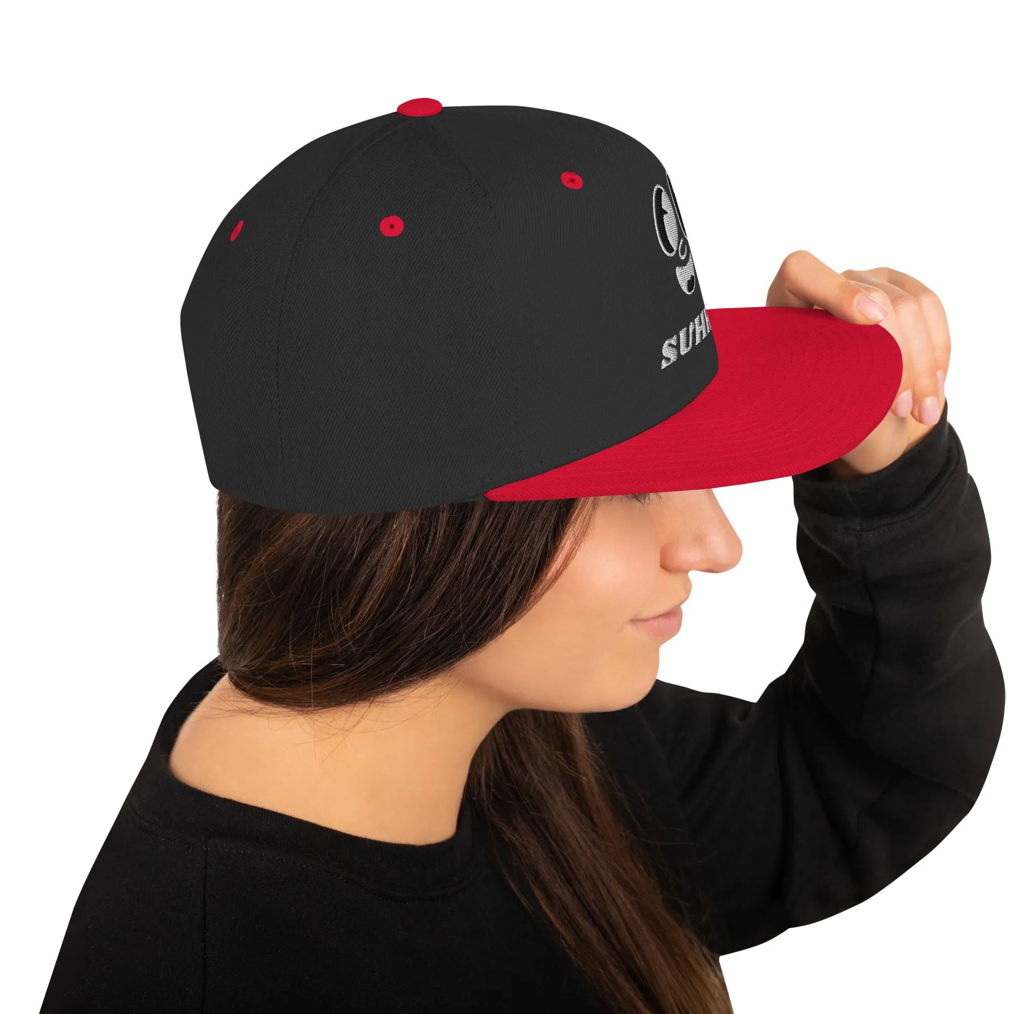 SUHHH EYES Light Snapback Hat