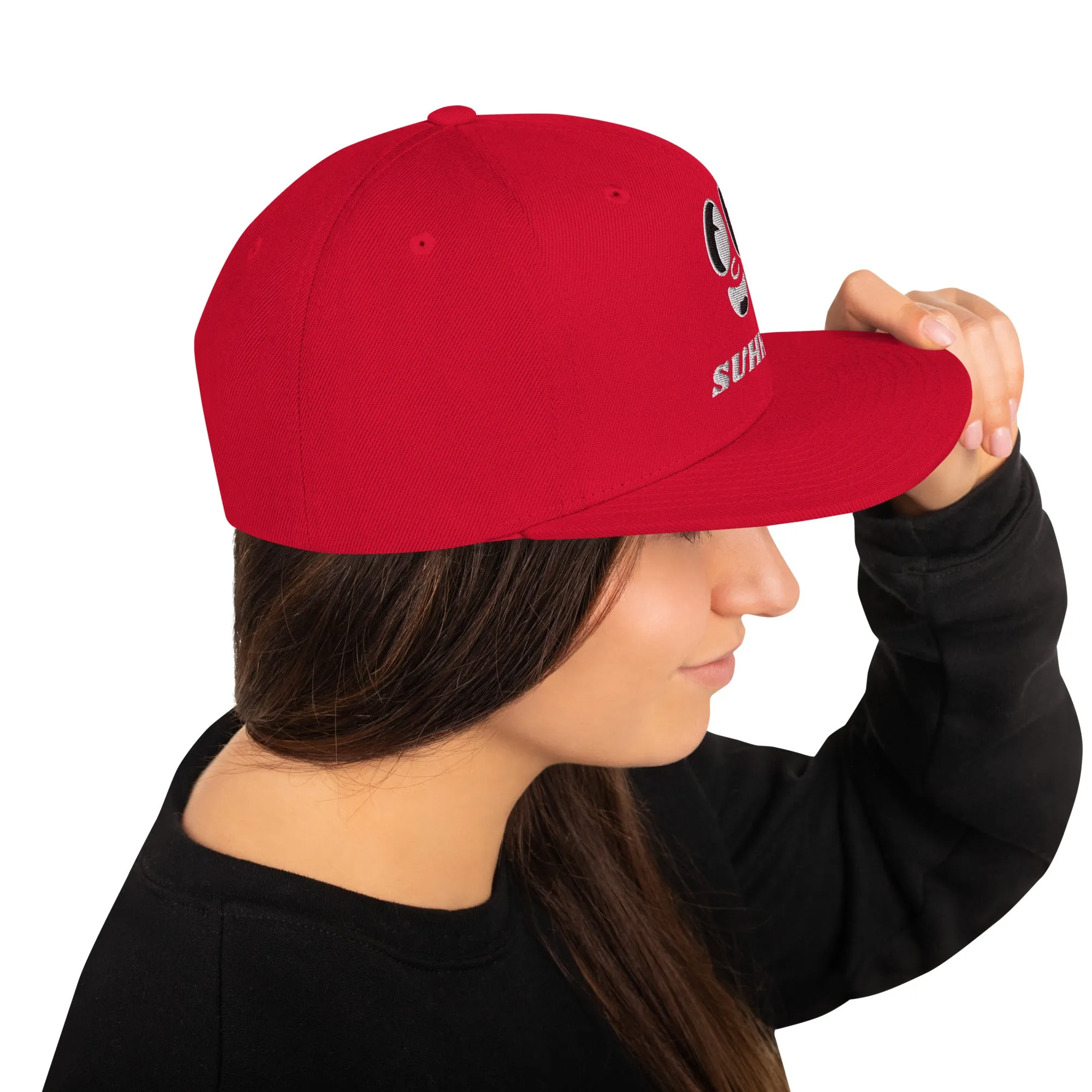 SUHHH EYES Light Snapback Hat