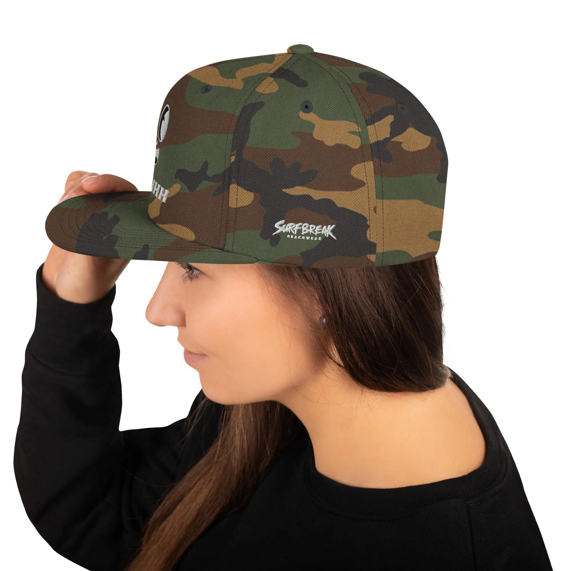 SUHHH EYES Light Snapback Hat