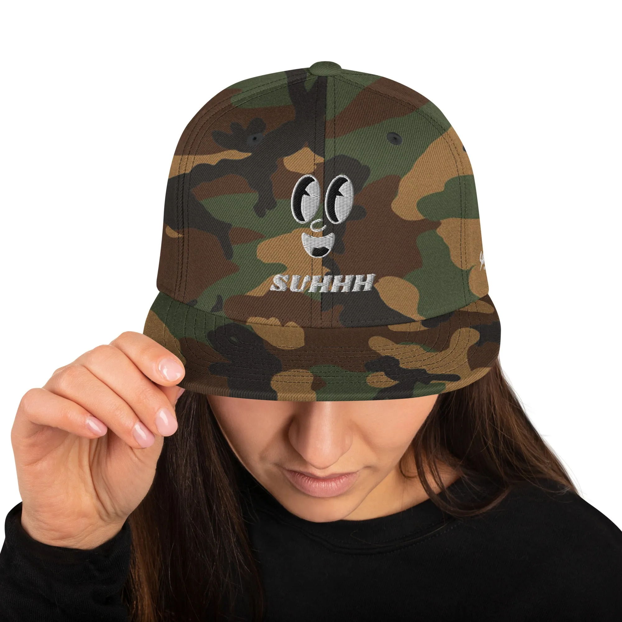 SUHHH EYES Light Snapback Hat