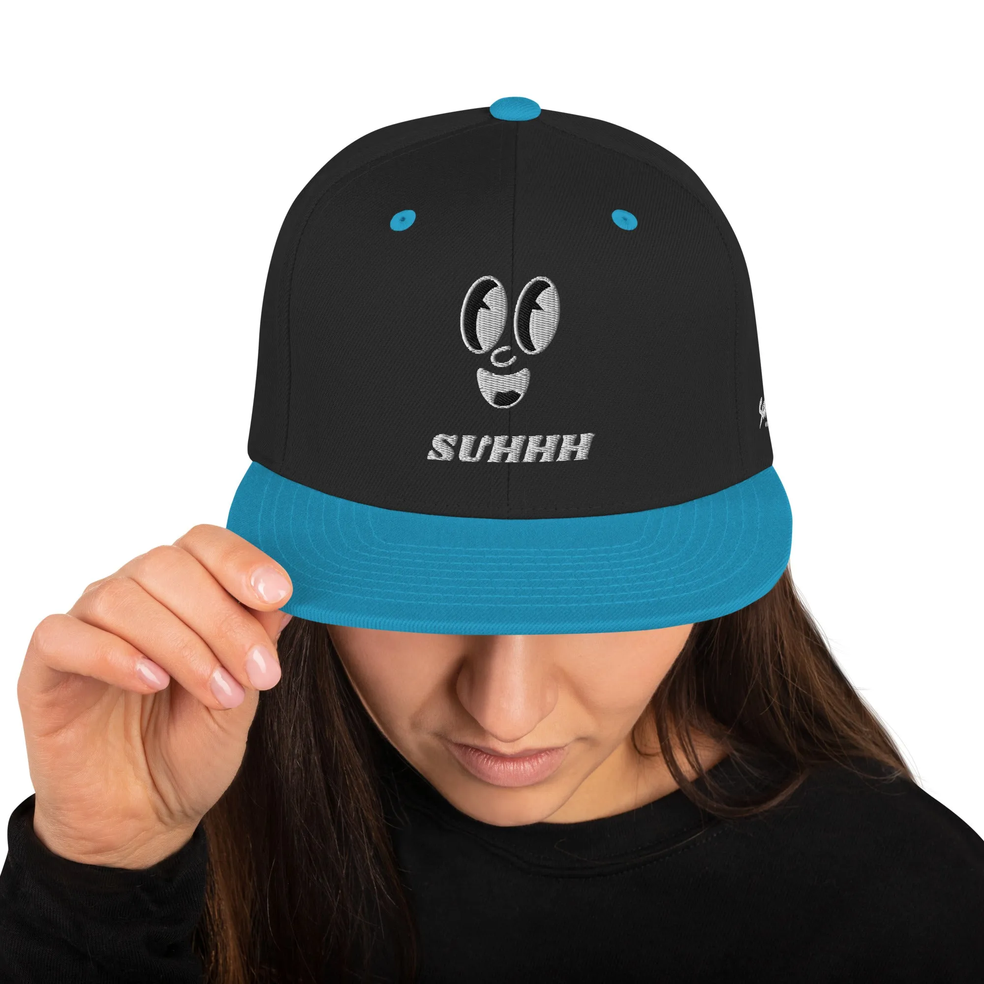 SUHHH EYES Light Snapback Hat