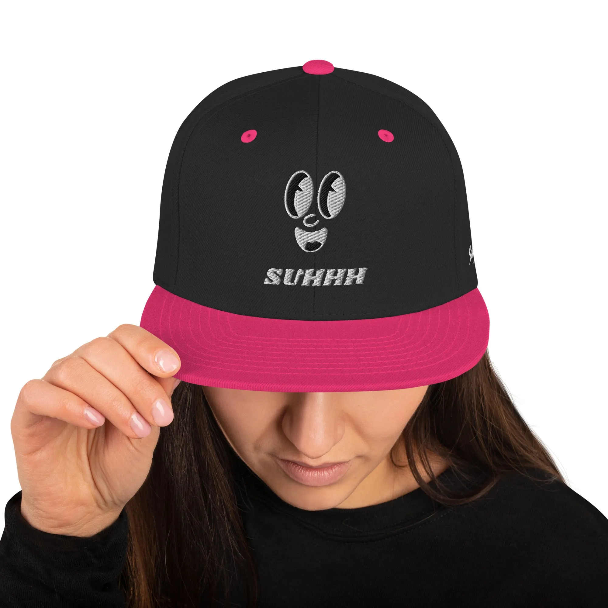SUHHH EYES Light Snapback Hat