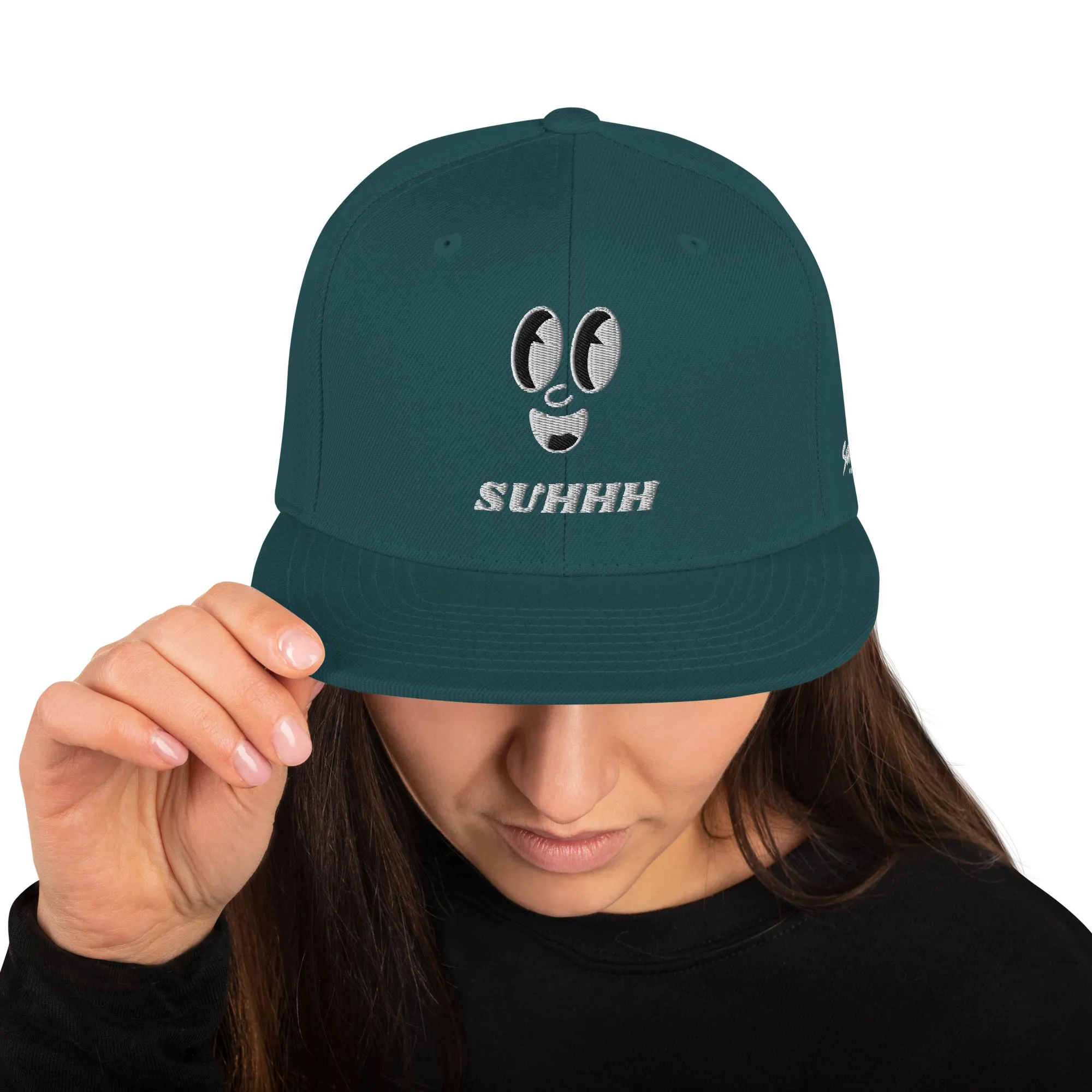 SUHHH EYES Light Snapback Hat