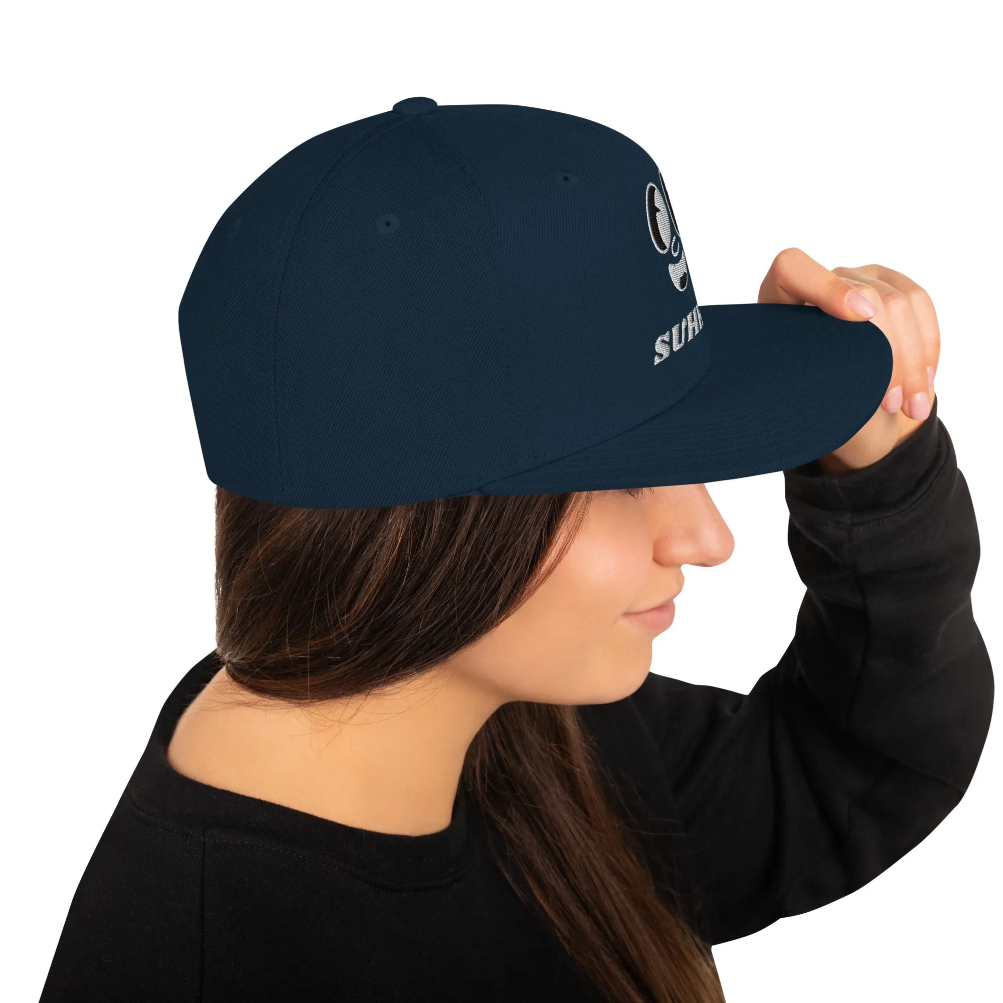 SUHHH EYES Light Snapback Hat
