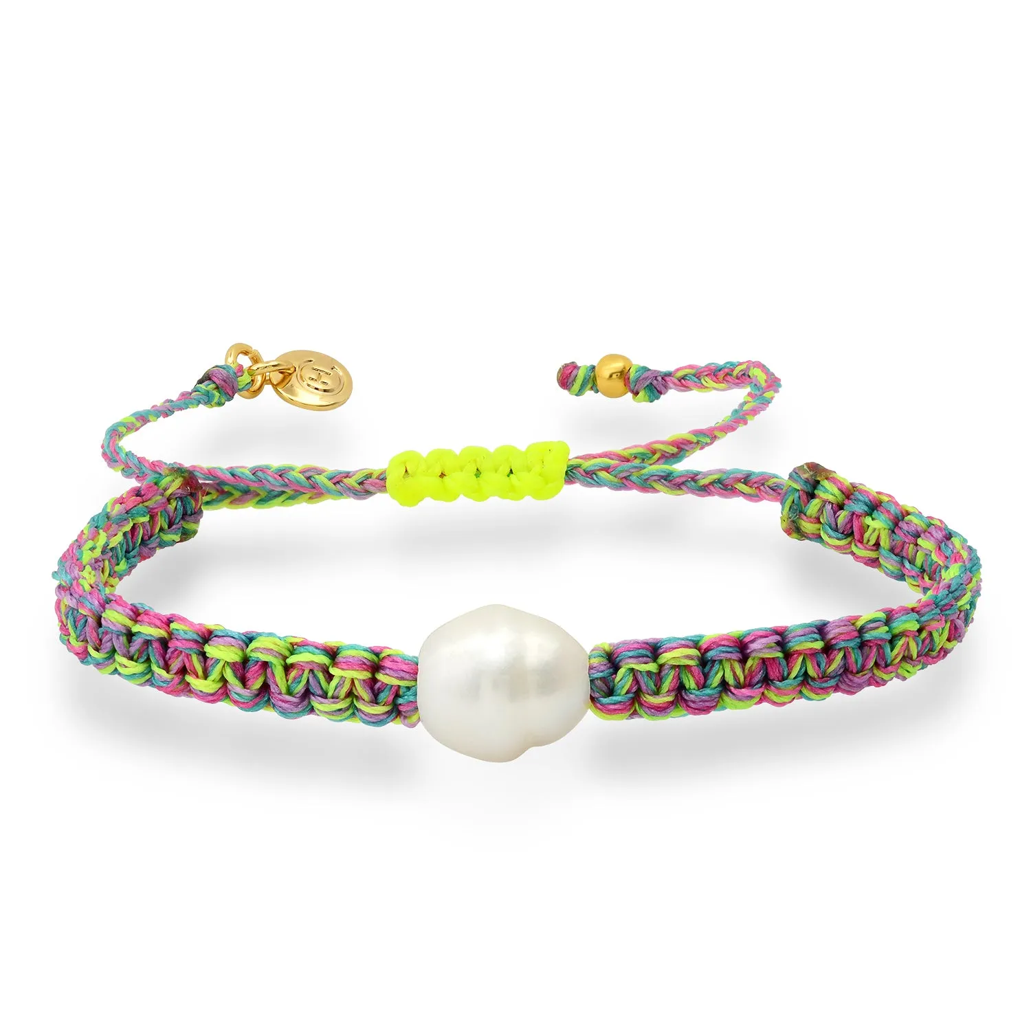 Summertime Multi Colored Bracelet with Pearl
