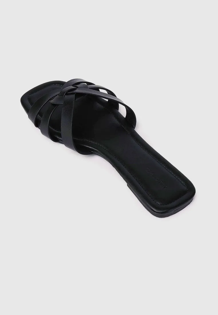 Suvi Open Toe Sandals (Black)