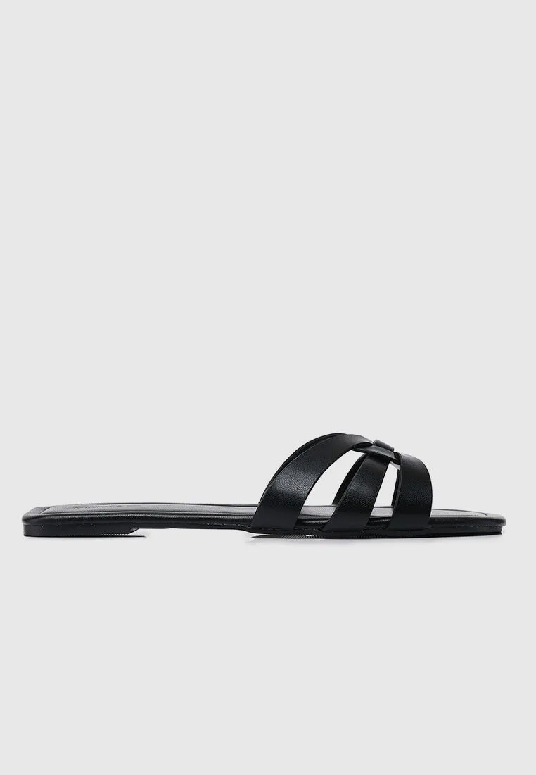 Suvi Open Toe Sandals (Black)