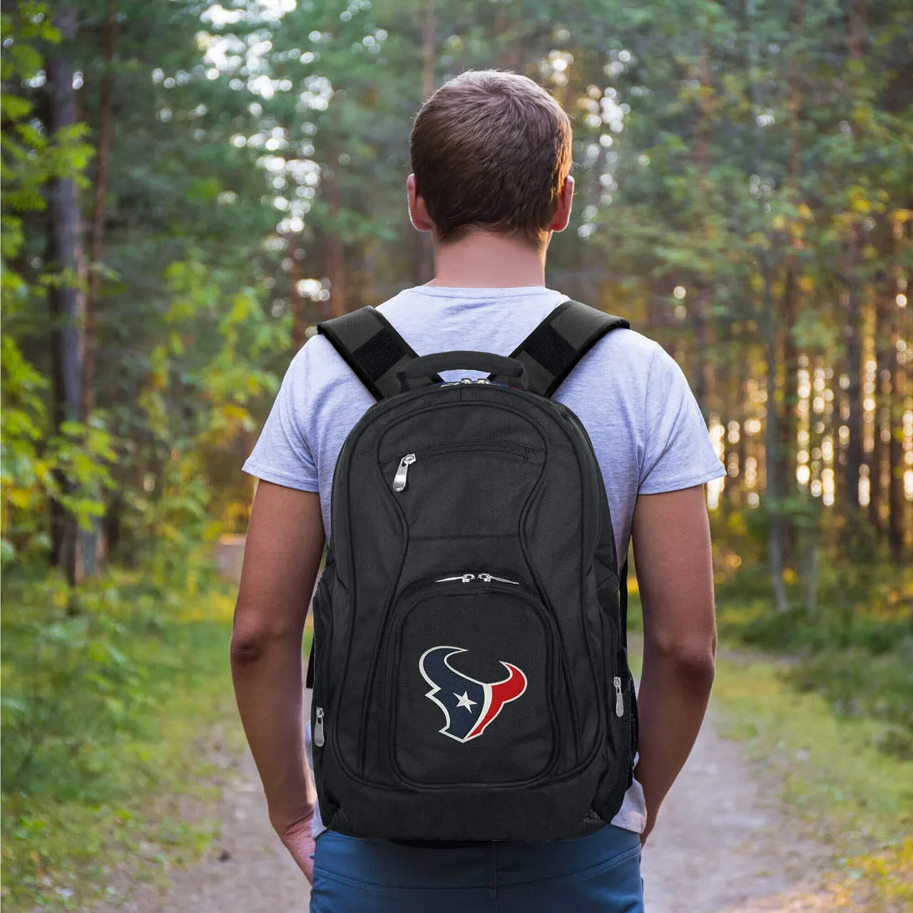 Texans Backpack | Houston Texans Laptop Backpack- Black