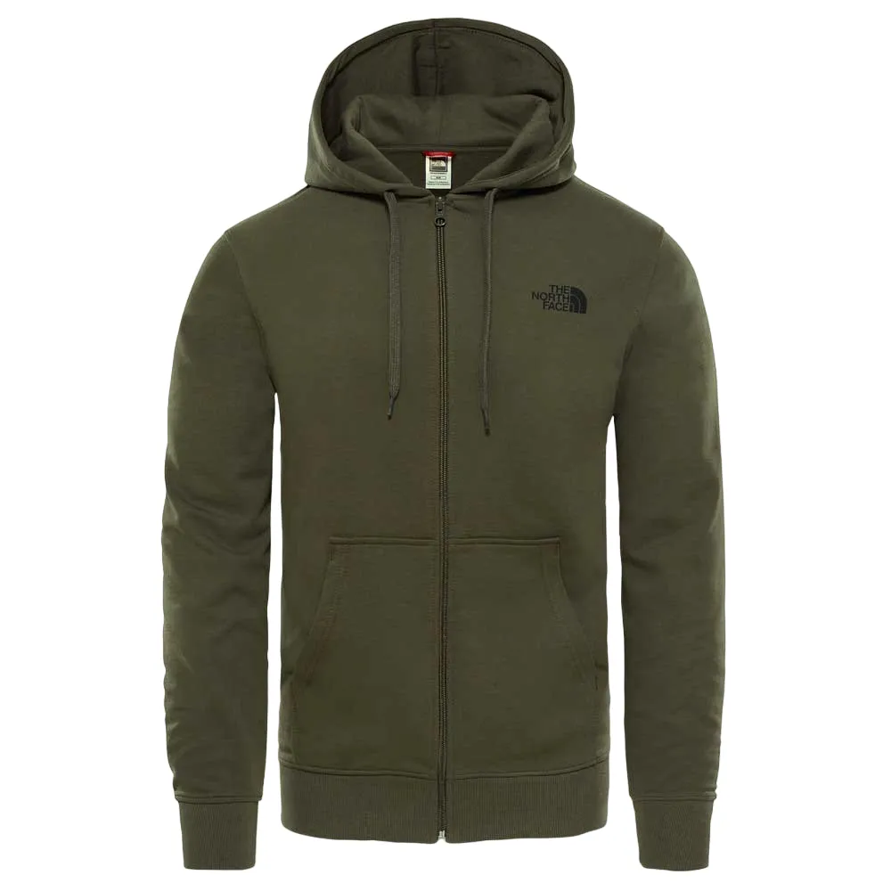 The North Face Felpa con cerniera intera e cappuccio da uomo Open Gate NF00CG46I0P1 verde